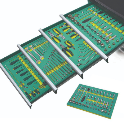世达汽修修车工具套装棘轮套筒气动扳手通用机修组套套装95207S