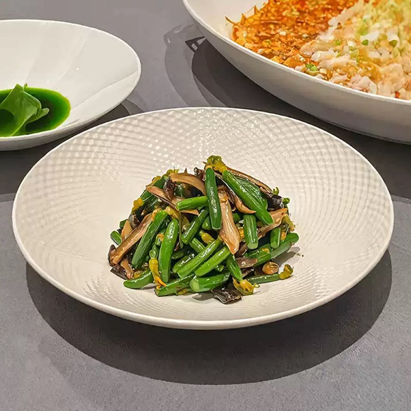 酒店中厨餐具炒菜盘子斗碗冷菜凉菜盘深盘汤盘私房菜特色餐具餐盘