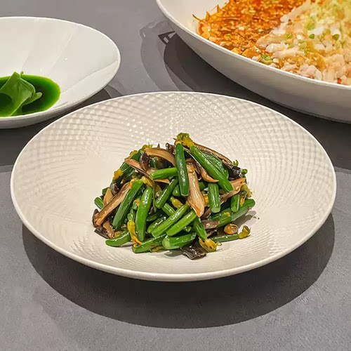 酒店中厨餐具陶瓷冷菜盘炒菜深盘