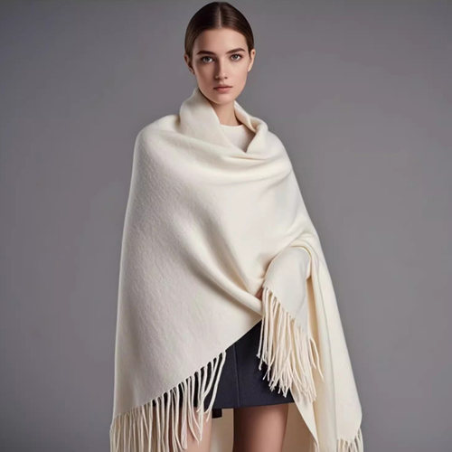 100%纯羊绒围巾女2025冬加厚保暖