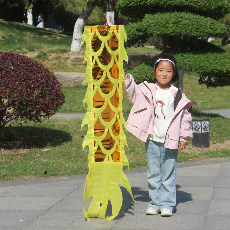 校园舞龙甩龙儿童舞龙彩带舞学生舞龙彩带棒耍龙烫金舞龙广场舞龙