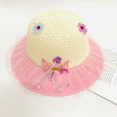 防晒夏季可折叠网纱透气太阳帽子