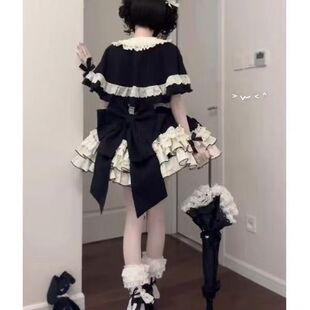 奶油裱花师斗篷lolita套装甜美可爱公主少女连衣裙