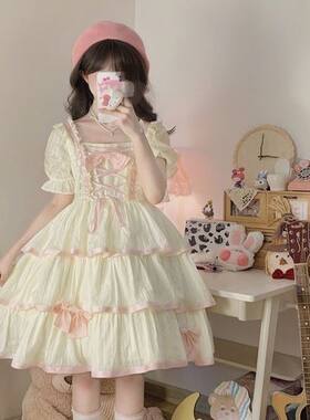 现货【月光少女】正版仙女三段Lolita欧根纱生日礼服公主连衣裙