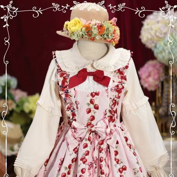 长袖甜美lolita上衣洛丽塔doll娃娃衬衫可爱内搭春季女装衬衣漂亮