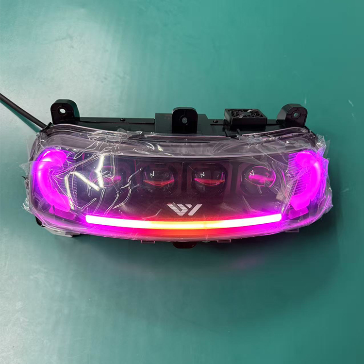 微阳九号E系4透镜高亮度E80/80CE100E90无损照明灯E系列改装大灯