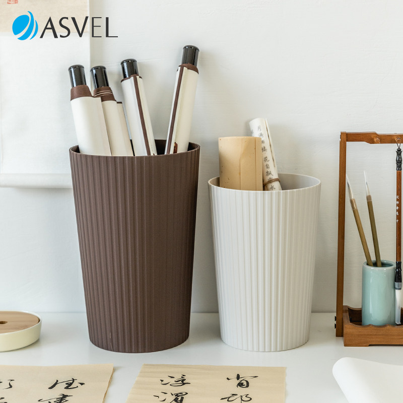 日本asvel字画宣纸卷轴桶收纳盒