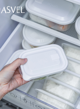 日本进口asvel保鲜盒密封餐盒便当盒冰箱收纳盒可微波炉加热饭盒