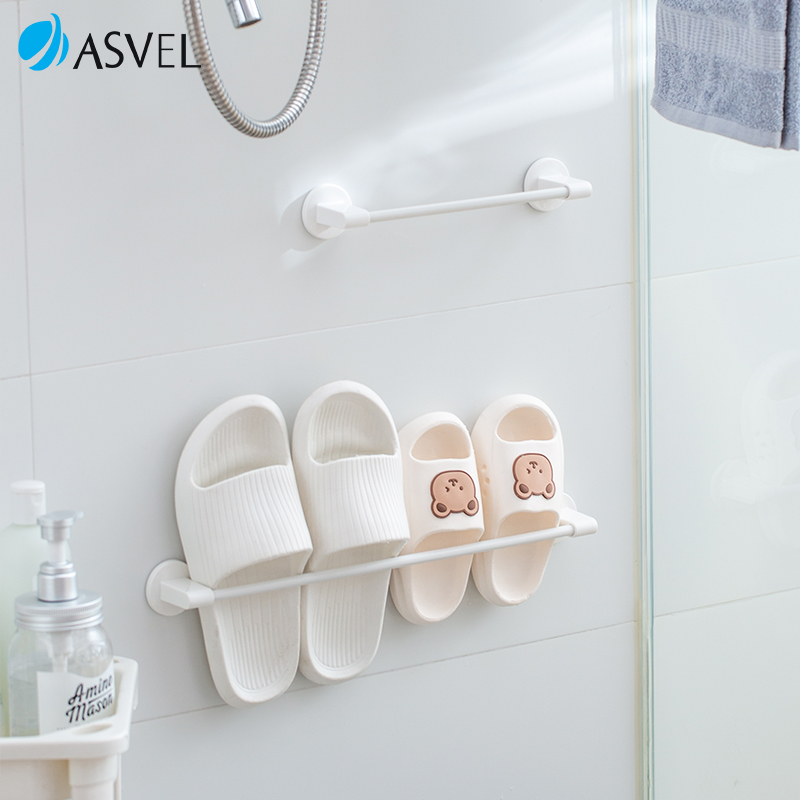 磁吸拖鞋架日本asvel免打孔壁挂