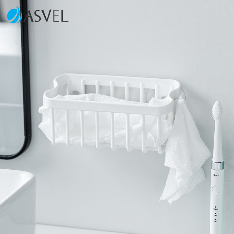 日本进口asvel废弃洗脸巾收纳盒