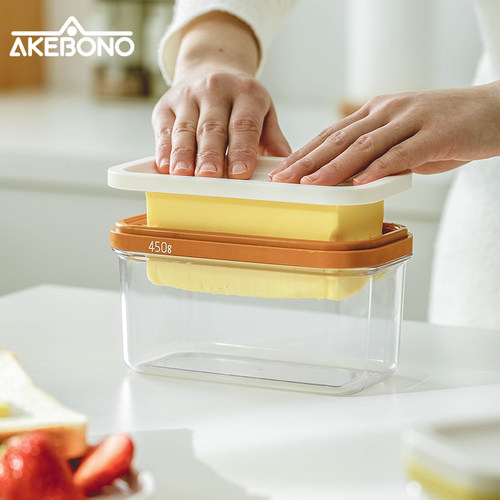 日本进口AKEBONO分割分装黄油盒
