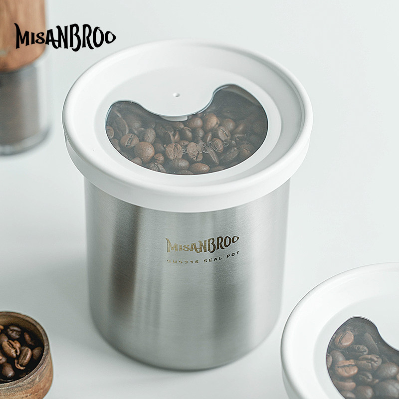 单向排气咖啡豆保存罐misanbroo