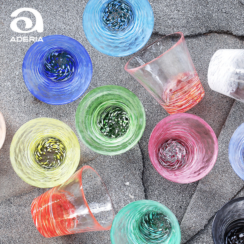 白酒杯日本aderia家用烈酒杯日式酒盅玻璃獭祭酒杯进口高档清酒杯