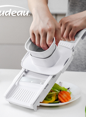 加拿大trudeau切菜神器家用厨房土豆切片萝卜刨丝机多功能擦丝器