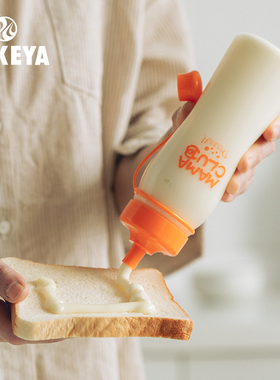 日本进口takeya挤酱瓶沙拉番茄炼乳专用挤压瓶果酱蜂蜜分装调料瓶
