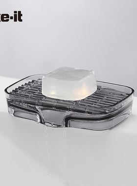 肥皂盒日本进口likeit家用高档排水肥宅盒洗衣皂盒浴室香皂置物架