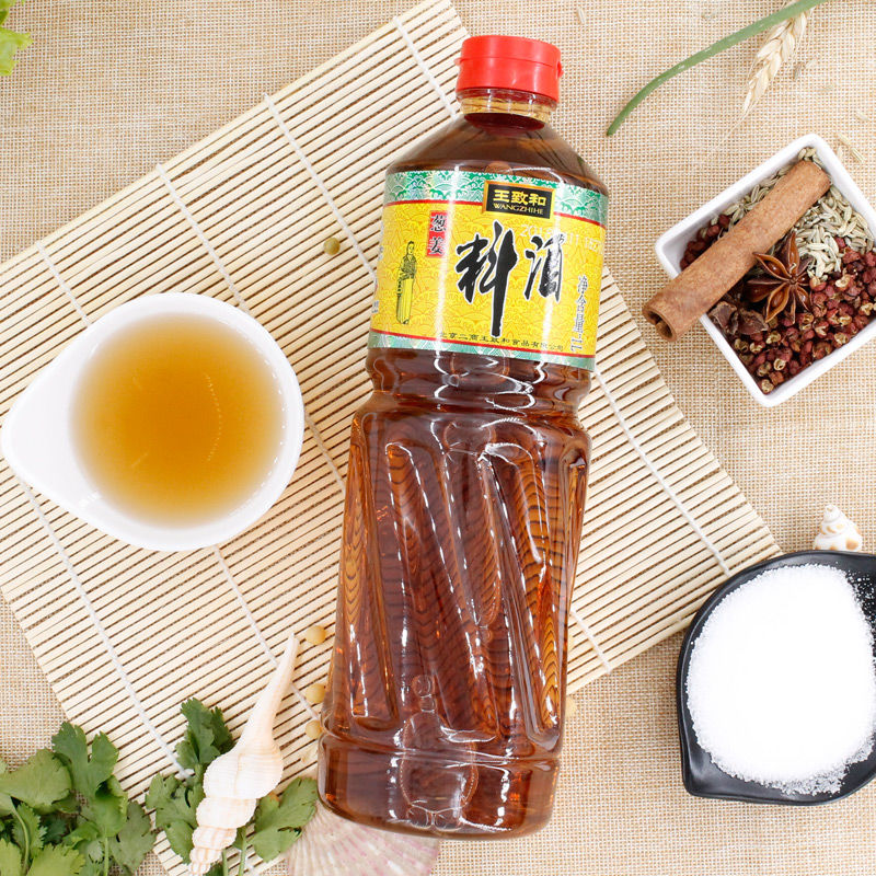 王致和葱姜料酒1000ml大瓶家用荐