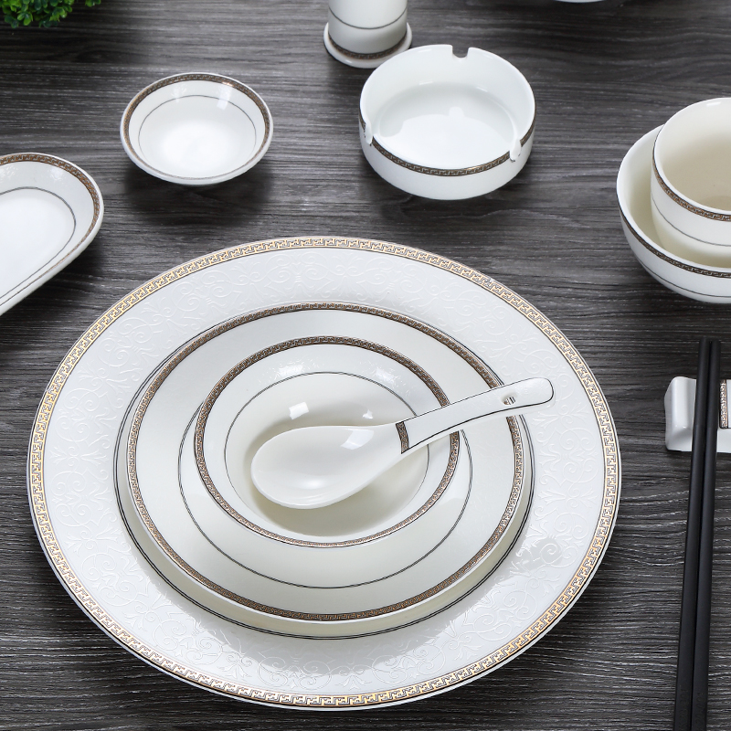 陶瓷饭店摆台餐具套装