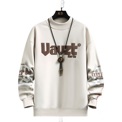 新款加绒加厚半高领卫衣