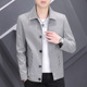 男士 夹克男2026新款 休闲外套韩版 工装 潮流帅气春秋上衣服 修身 秋季
