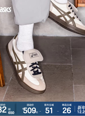 ASICSTIGER亚瑟士情侣板鞋AARON 2.0秋冬透气复古学生运动休闲鞋