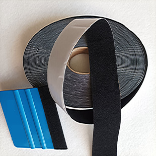 汽车贴膜工具超密短绒毛贴可替换刮板绒布四方刮板黑绒毛车衣刮板