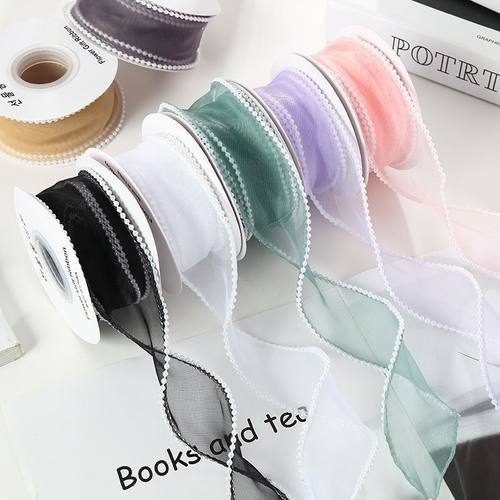 diy装饰丝带珍珠鱼尾鲜花