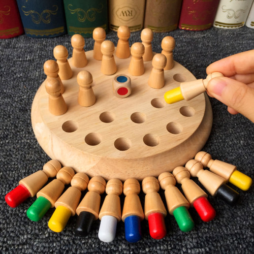 儿童记忆棋颜色认知 宝宝记忆力训练幼儿园早教益智玩具亲子游戏 - 封面