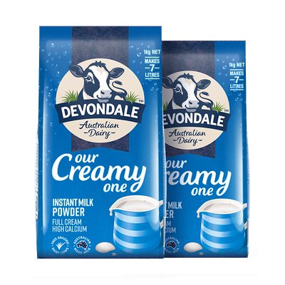 1kg澳洲全脂奶粉DEVONDALE儿童