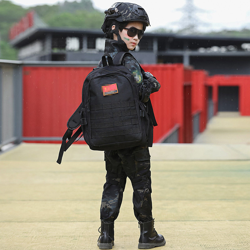 儿童军训迷彩服套装夏令营男童特种兵小孩解放军衣服户外拓展服装