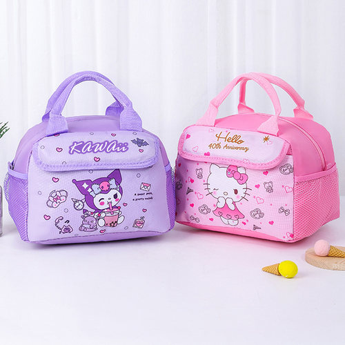 饭盒袋大号防水可爱学生便当袋