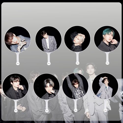 stray kids《HOP》 ​​灿迷你扇小王扇同款周边 应援扇2025新款