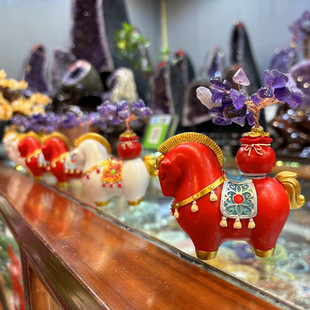 2026水晶唐马新中式国潮马年伴手礼礼品公司年会日常礼物创意玩偶