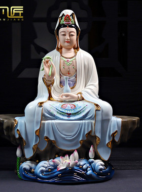 陶瓷菩萨居家供奉观音佛像