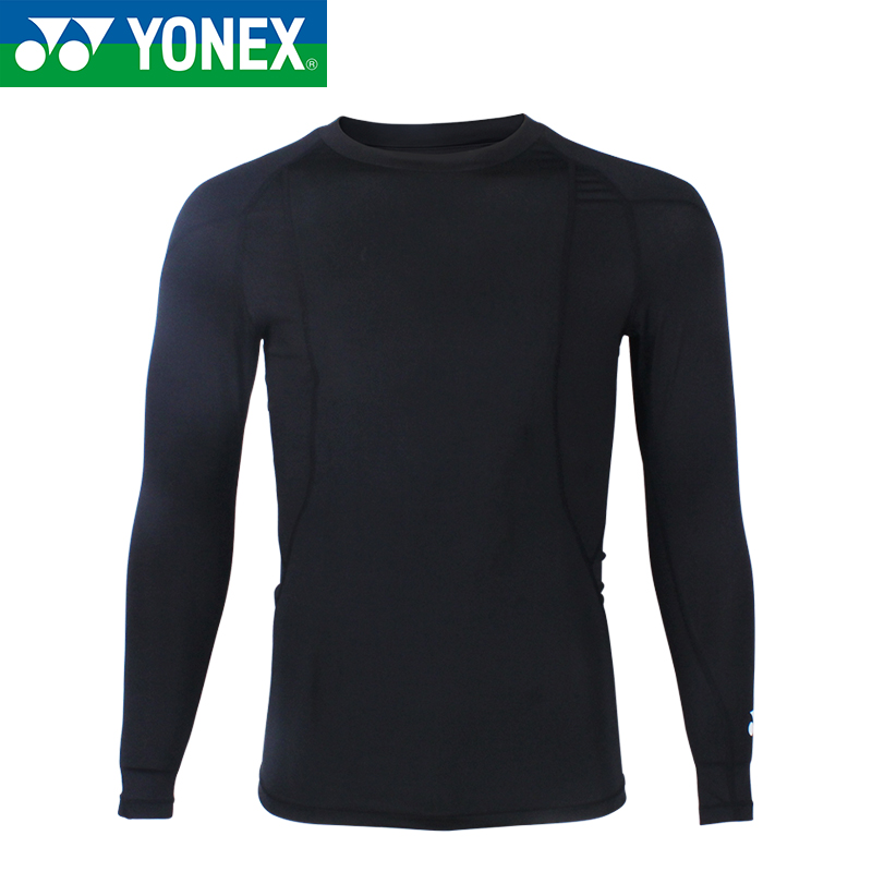 官网YONEX尤尼克斯健身衣男女紧身秋冬运动健身跑步训练长袖裤子