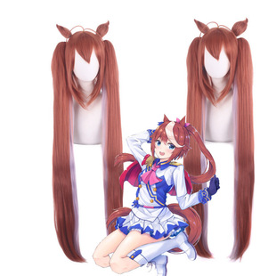 赛马娘大和赤驥cos兽耳双马尾角色款卷发动漫同款