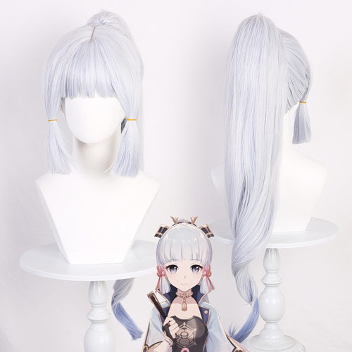 原神神里绫华假发造型角色款单马尾原神动漫cosplay动漫同款