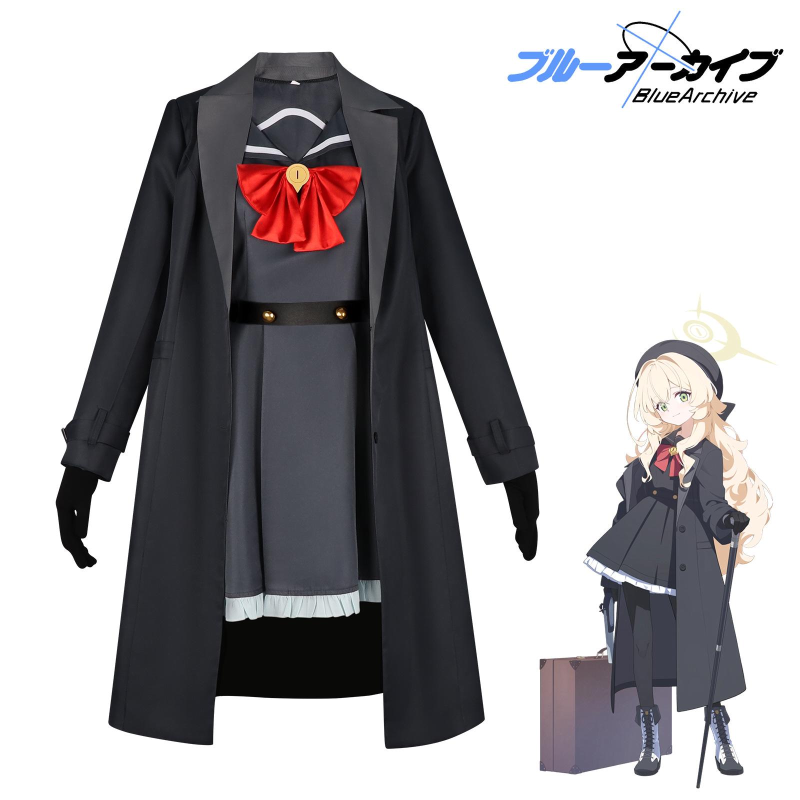 碧蓝档案笑面教授cos服眯眯眼教授游戏角色cosplay制服衣服全套装