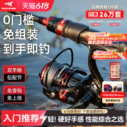 卡斯丁钢铁骑士路亚套装入门免组