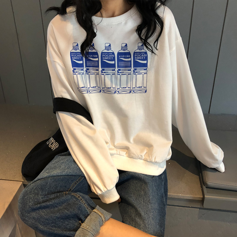 pp home Female sweater tide 2018 new pattern Long sleeve Easy Korean Edition Versatile chic Early Autumn ins Super fire jacketin the Women's clothing/Boutique , Sweater/Fleece  category - from Buy2taobao.com to provide professional Taobao agent buy service