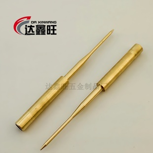 万用表指示针鳄鱼夹飞机头测试钩可替换探针特尖细黄铜插针