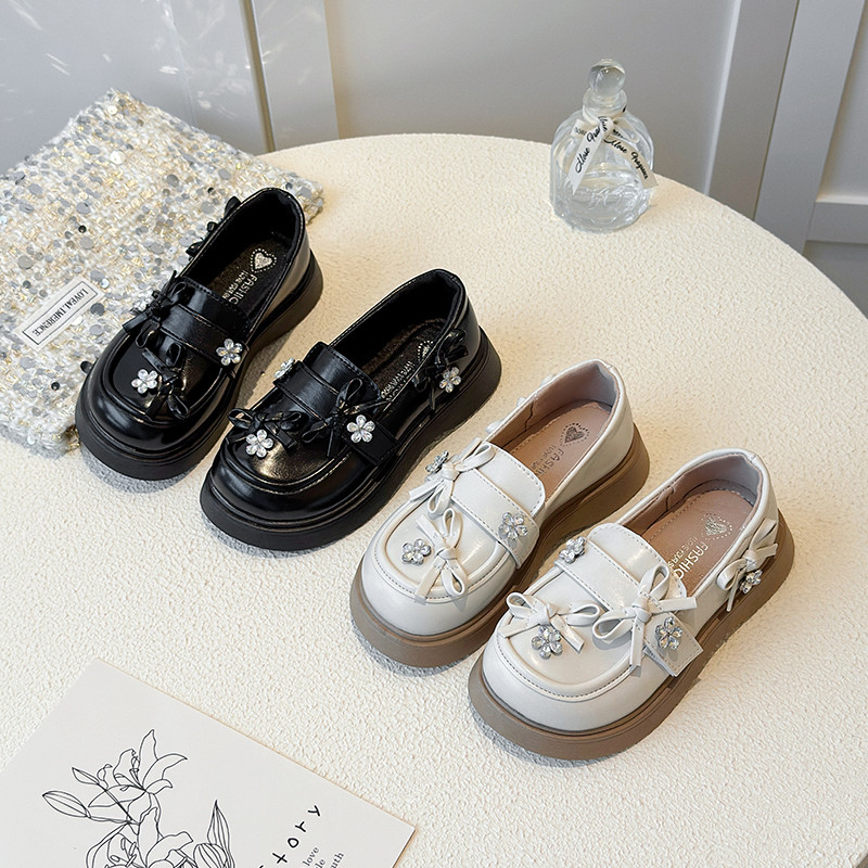 女童公主皮鞋新款玛丽珍儿童潮款乐福鞋女宝洋气软底儿童演出单鞋