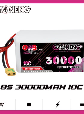 GNB高能30000mAh 8S6P 29.6V 15C遥控穿越机大容量电池RC航模模型
