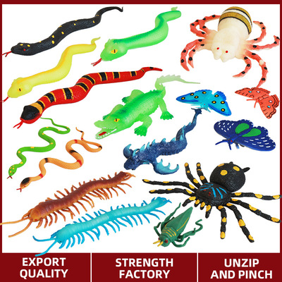仿真昆虫捏捏tpr蛇蜘蛛蝎子模型