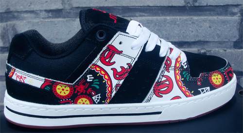 吉提斯正品专业全皮低帮耐磨防滑减震透气涂鸦DC学生潮流滑板鞋