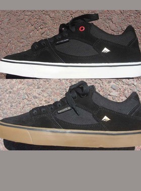 经典Emerica Hsu男女低帮耐磨防滑减震透气轻便3E DC翻毛皮滑板鞋