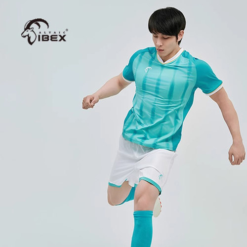 岩羚短袖足球服定制套装