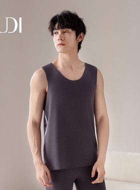 露迪尚品男士保暖背心双面磨毛含羊毛桑蚕丝LDP257006