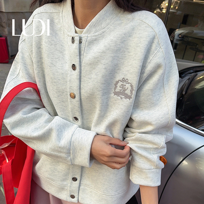 露迪尚品圆领卫衣短款