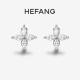 HEFANG何方珠宝轻奢四叶草耳机配饰耳环耳饰轻奢生日礼物 新品